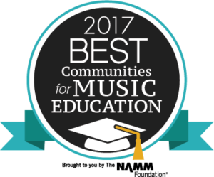 NAMM Award Logo for Best Music Program