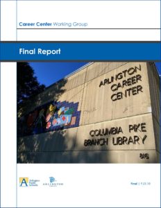 career center working group report cover