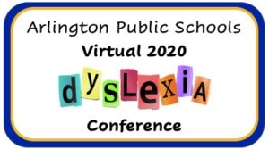 APS Virtual 2020 Dyslexia Conference Logo