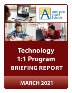 Technology 1:1 Program report cover