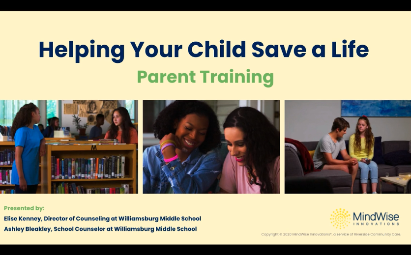 Helping Your Child Save a Life: Parent Training