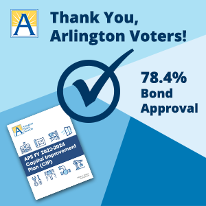 graphic thanking voters for bond approval