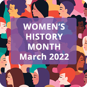 Women's History Month - March 2022 logo