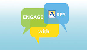 engage with aps logo