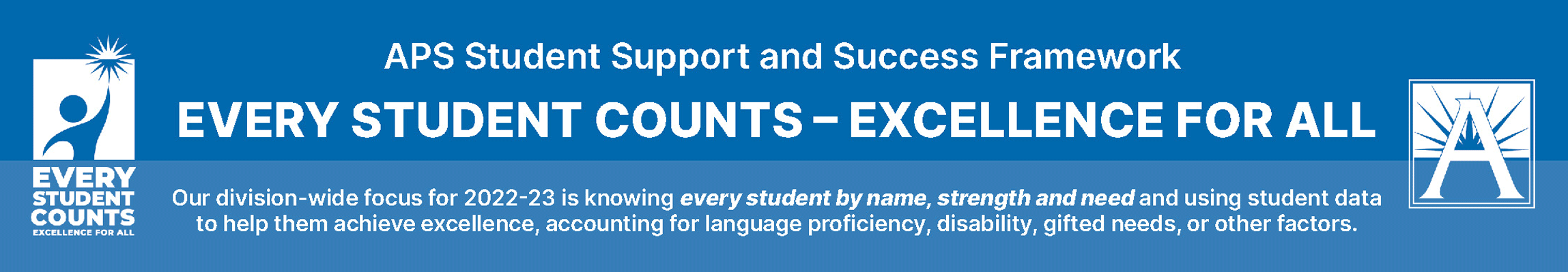 banner graphic for Every Student Counts